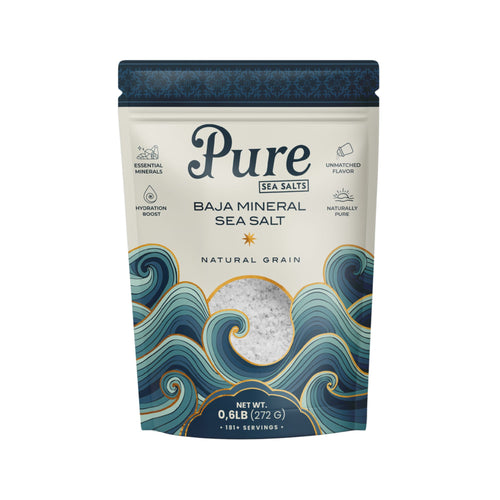 Pure Baja Sea Salt 0.6 lb Natural Grain