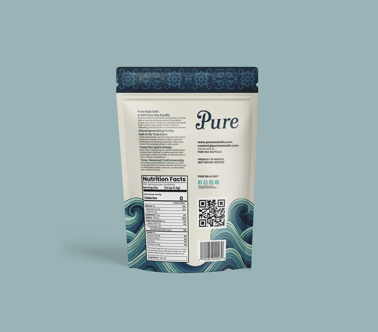 Pure Baja Sea Salt *Natural Grain*