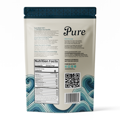 Pure Baja Sea Salt 1 lb Natural Grain